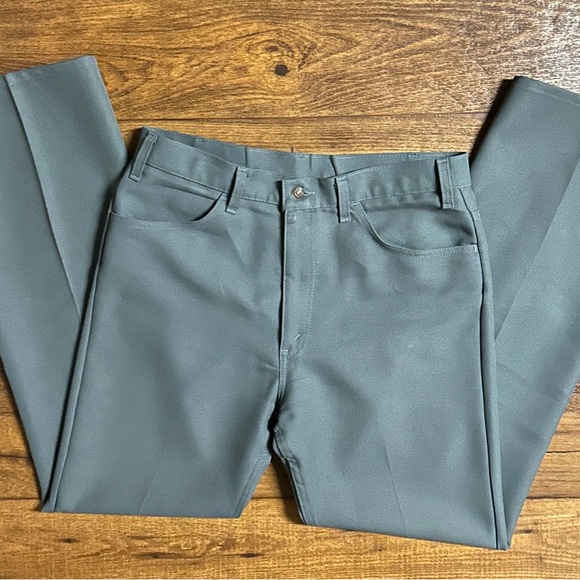 Levi’s • Vintage • Men’s • Silver • Bell Bottom • Pants • Size 36/32 - Picture 6 of 10